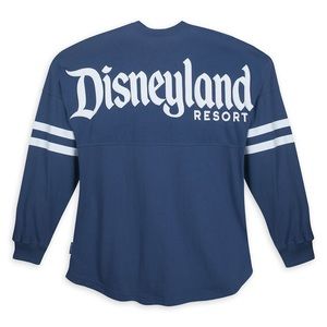 Navy and white striped Disneyland Spirit Jersey